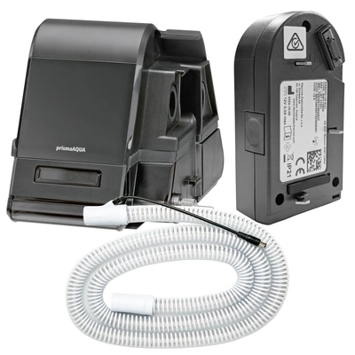 Lowenstein PrismaCR AcSV Therapy Set with Heated Tube, Humidifier & 4G Modem