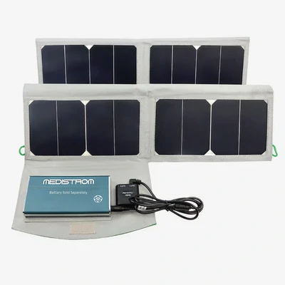 Medistrom Portable 50W Solar Panel CPAP Battery Charger