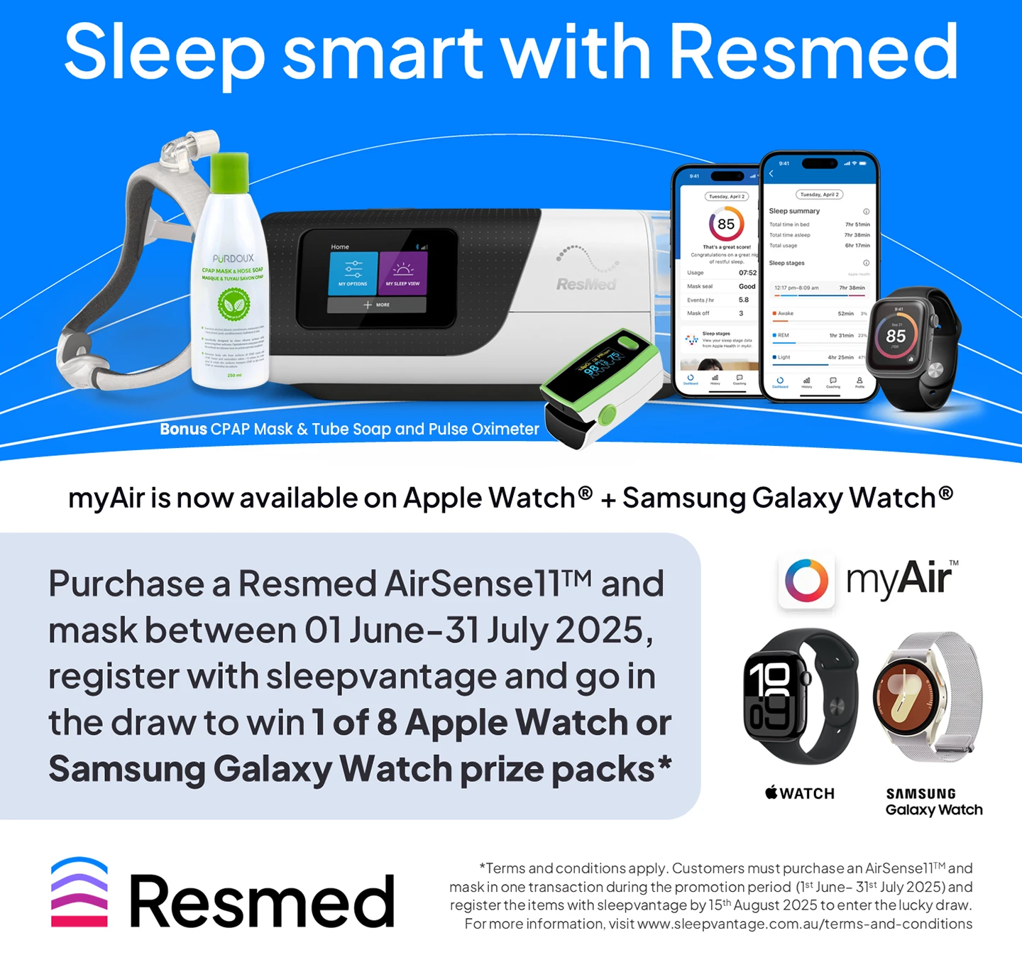 Resmed Sleep Smart Promo Banner