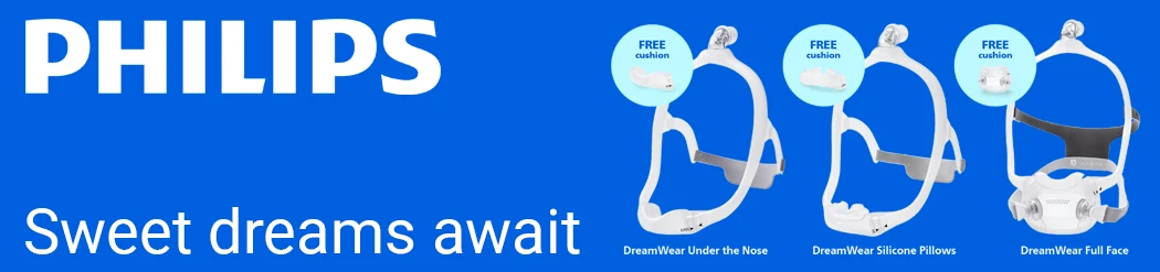 Free Cushion with Philips DreamWear CPAP Masks