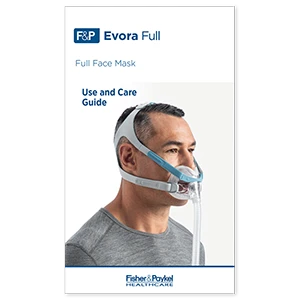 Download F&P Evora Full CPAP mask use and care guide