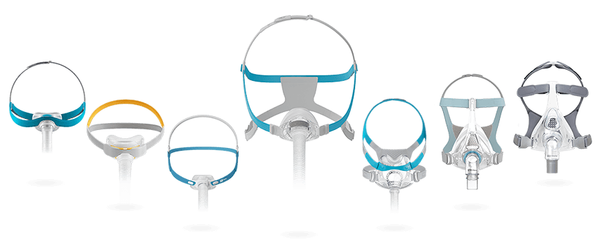 F&P CPAP Mask range