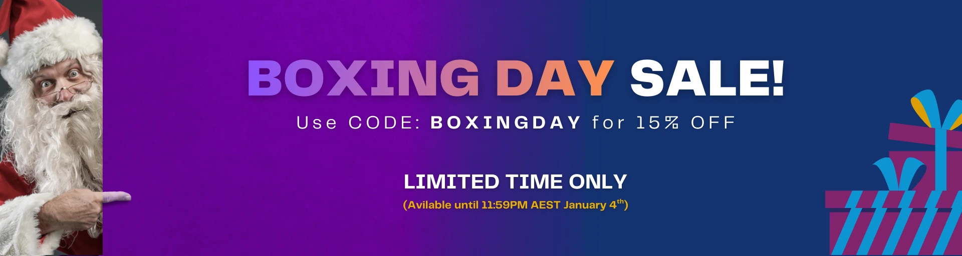 Boxing Day Sale 2025