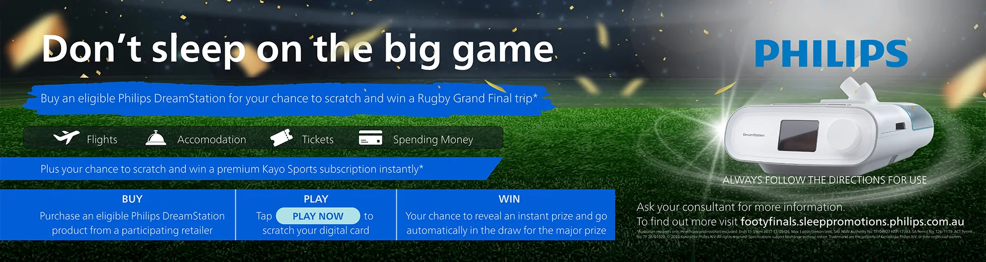 Philips - Don't sleep on the big game