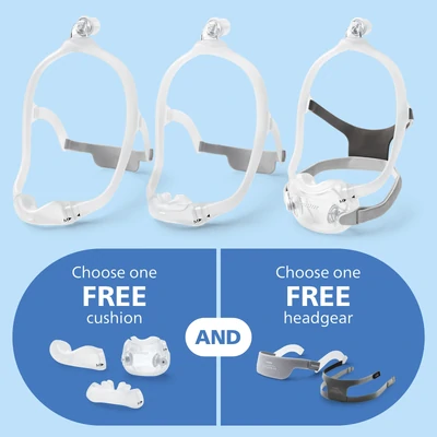 Philips DreamWear CPAP Mask with Bonus Headgear & Cushion