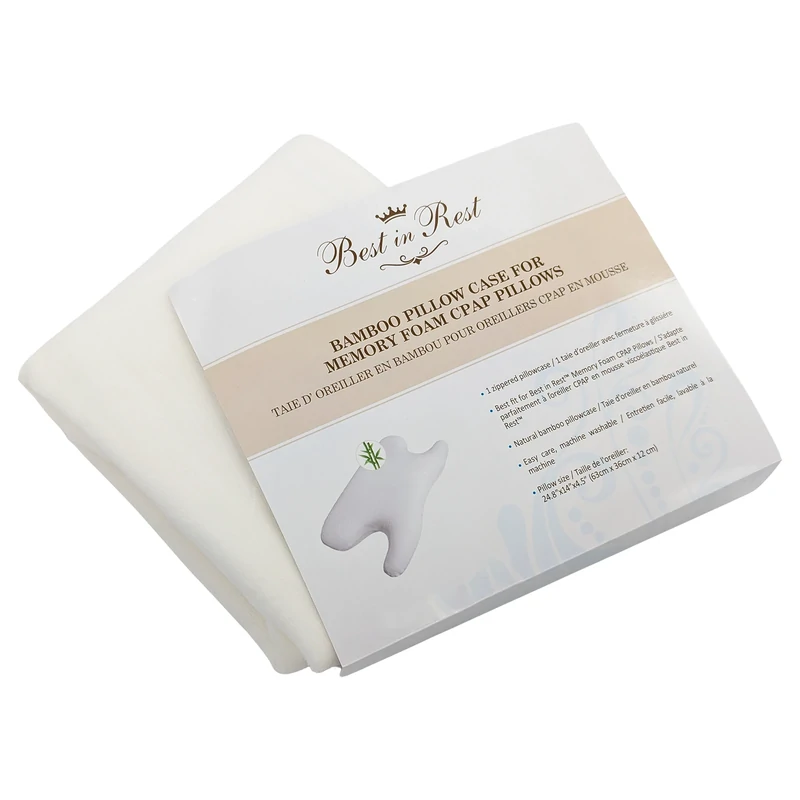 Best in Rest Best in Rest Natural Bamboo Pillowcase for Memory Foam CPAP Pillows