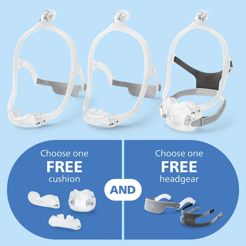 Philips Respironics Philips DreamWear CPAP Mask with Bonus Headgear & Cushion