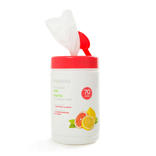 Purdoux  CPAP Mask Wipes with Citrus Scent