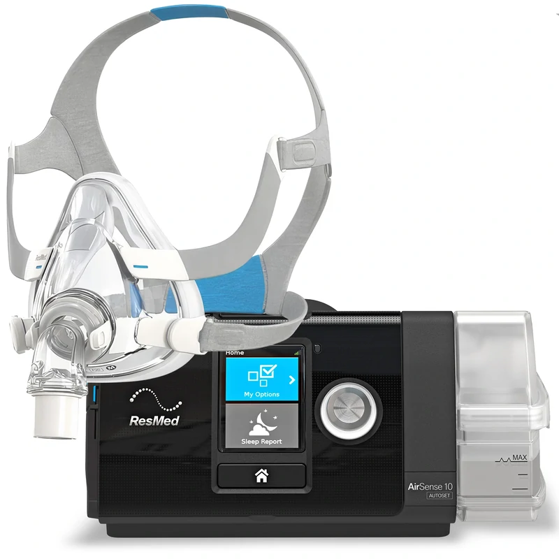 ResMed ResMed AirSense 10 AutoSet 4G CPAP Machine with Full Face Mask