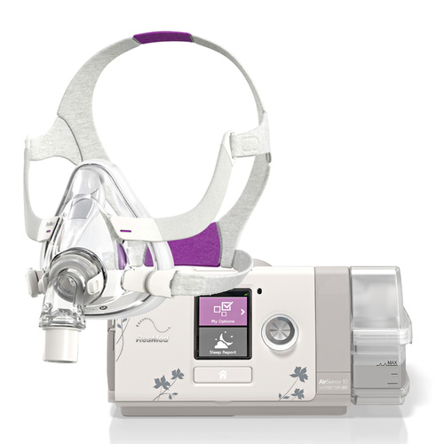 ResMed AirSense 10 Autoset for Her CPAP Machine 4G with Full Face Mask 