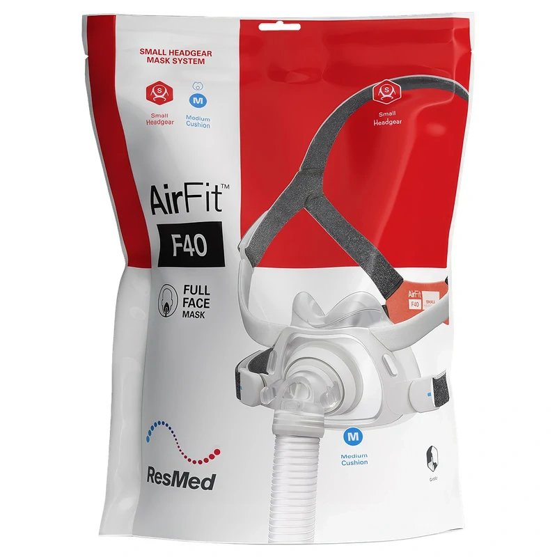 ResMed ResMed AirFit F40 Full Face Mask - Medium Cushion / Small Headgear